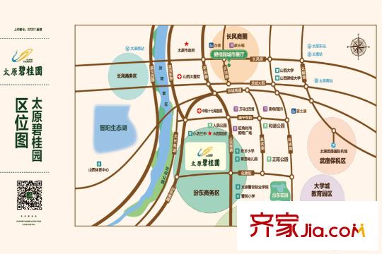 太原碧桂園項目區(qū)位圖