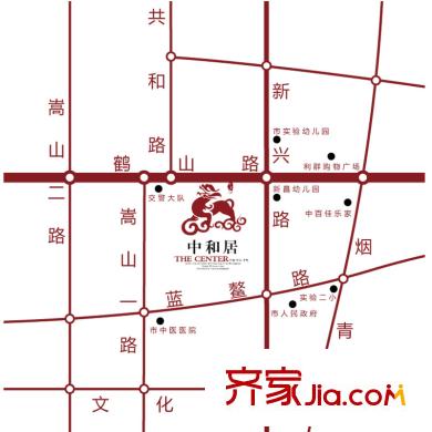 中和居交通圖