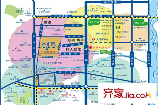 小米國際區(qū)位圖