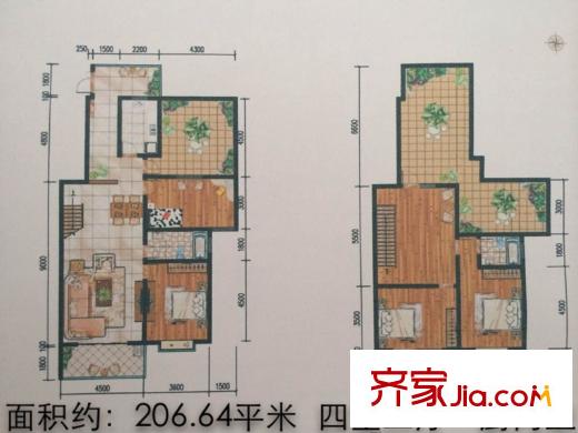 酈苑國際G戶型 4室3廳2衛(wèi)1廚