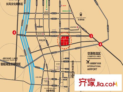 萬景嘉苑交通圖