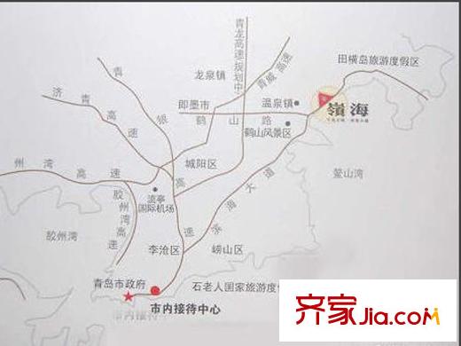平方米海逸景灣交通圖