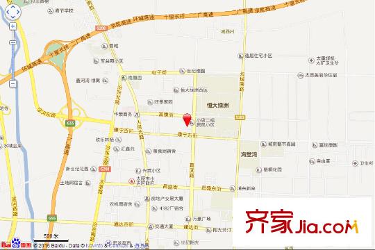 晉陽紫城交通圖