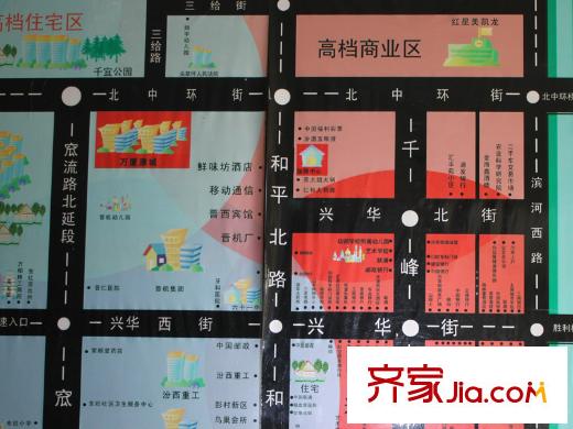 萬廈康城區(qū)位圖