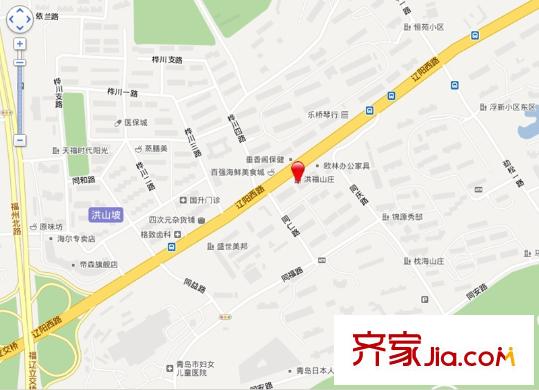 洪福山莊交通圖