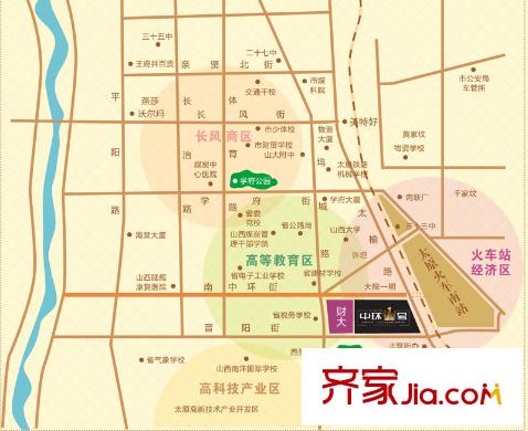 中環(huán)壹號區(qū)位圖
