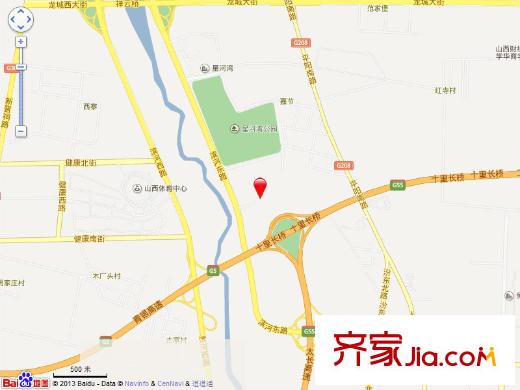 坤杰?拉菲香榭交通圖