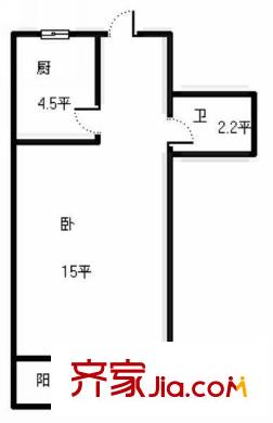 順合家園戶型圖公安局家屬院 1室 戶型圖 1室1衛(wèi)1廚