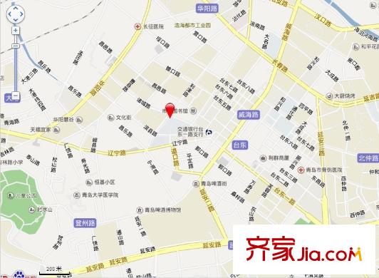 諸城路小區(qū)交通圖