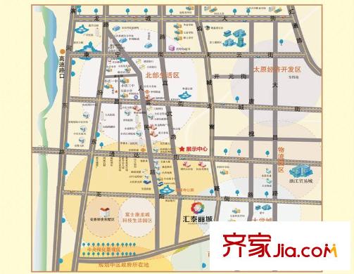 匯泰麗城交通圖
