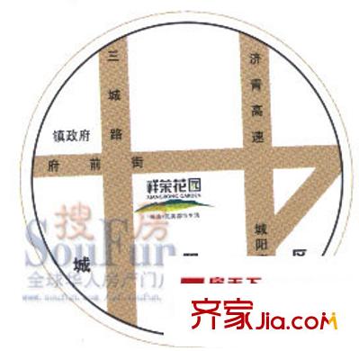 祥榮花園交通圖
