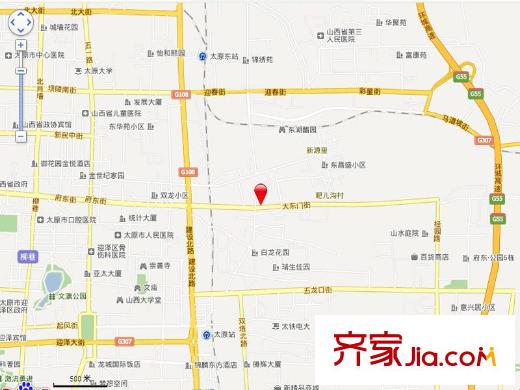 府東美奧花苑交通圖