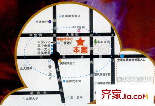 紅源國際青年城交通圖