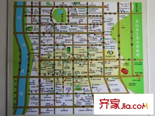 青城國際公寓交通圖