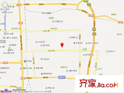 東方錦繡城交通圖