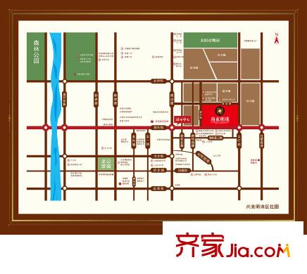 尚東明珠區(qū)位圖