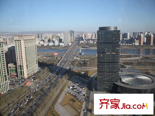 萬(wàn)國(guó)城moma周邊俯瞰長(zhǎng)風(fēng)西大街