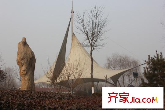 金澤國際廣場周邊迎澤西大街玉門河公園