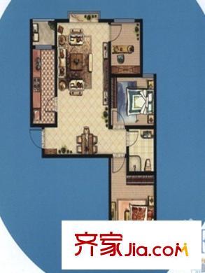 時(shí)代特區(qū)G戶型 3室2廳1衛(wèi)1廚