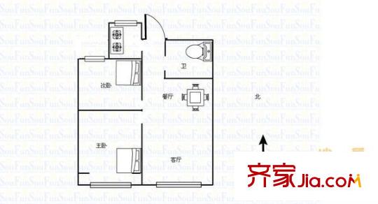 天福時(shí)代陽光 0室 戶型圖