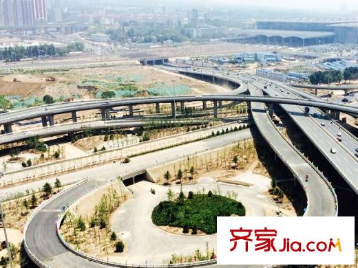 北美金棕櫚太原南站立交橋