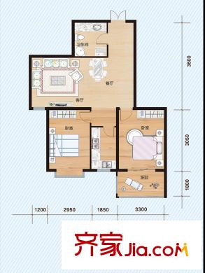 美泰金座C-02戶(hù)型 3室1廳1衛(wèi)1廚