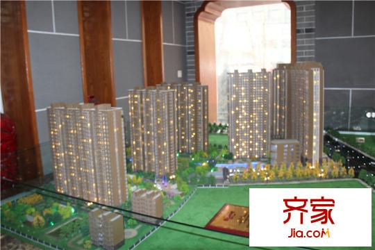文湃苑沙盤實(shí)景（2013-12-21）
