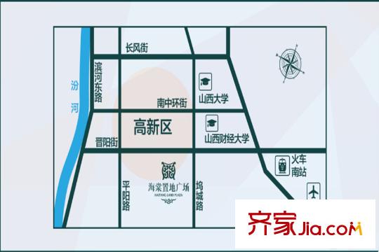 海棠公館交通示意圖