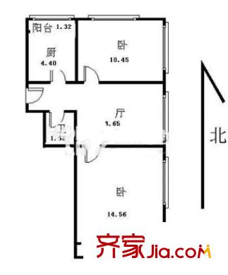 伊春路第五干休所 戶型圖