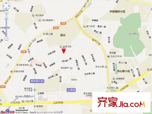 伊春路第五干休所交通圖