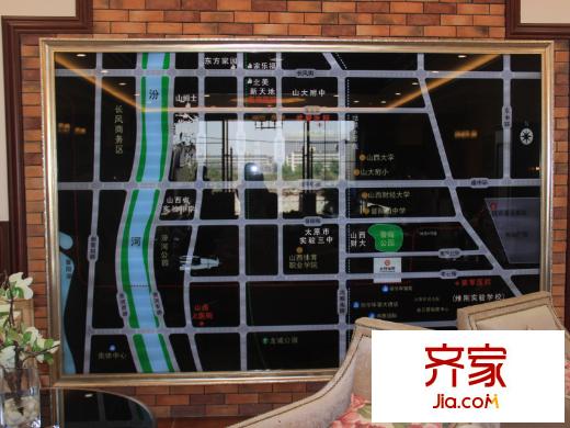 龍景逸墅售樓部區(qū)位圖（2014-6-3）