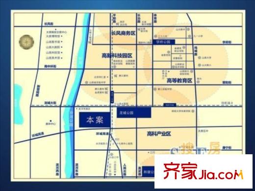 坤杰?拉菲公館區(qū)位圖