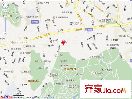 黃山路小區(qū)交通圖