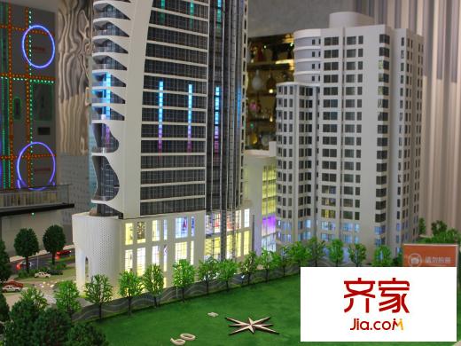 海唐?星光廣場沙盤圖實景（2014.8.21）