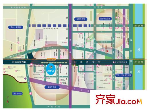 海唐廣場區(qū)位圖