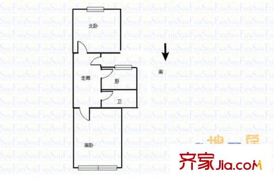 丹東路小區(qū) 0室 戶型圖
