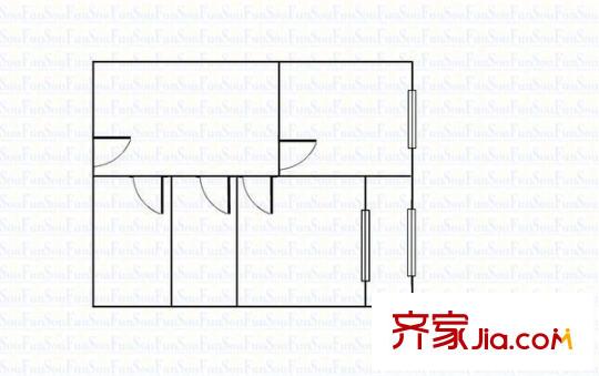 東苑雅居 2室 戶型圖