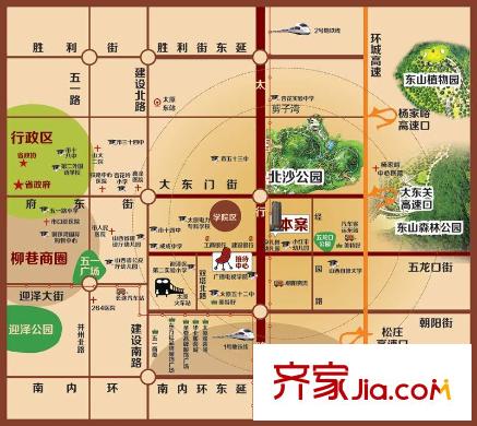 巧克力公寓區(qū)位圖