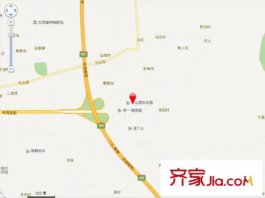 花溪谷交通圖