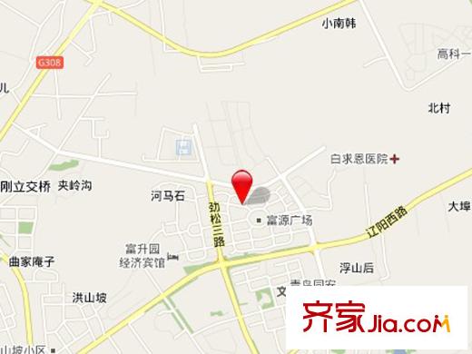 中海公寓交通圖區(qū)位圖