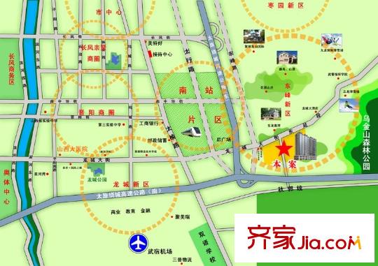 龍城半島三期交通圖