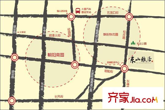 東山雅居區(qū)位圖