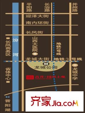 首開?國風上觀區(qū)位圖