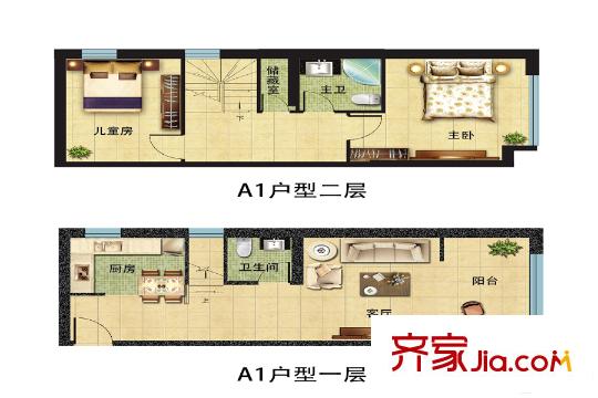 蘭田?傳奇A1戶型 3室2廳1衛(wèi)1廚