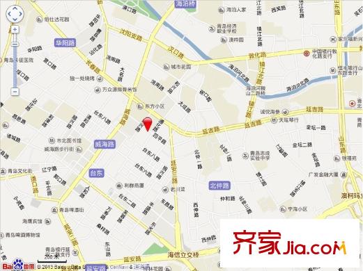 四平支路小區(qū)交通圖