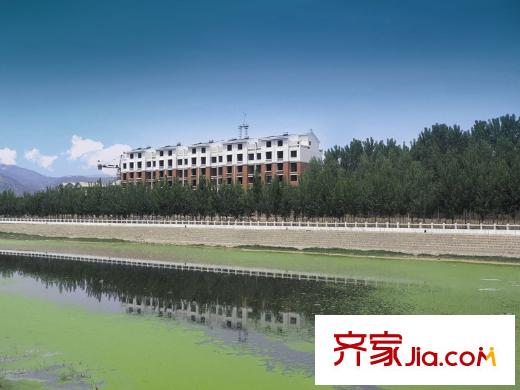 智誠御水灣配套圖小區(qū)鄰河（白石河）0