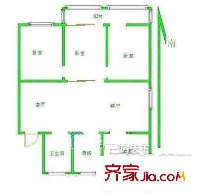 曙光公寓 四室兩廳 130.77平