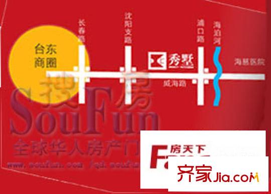 秀墅交通圖