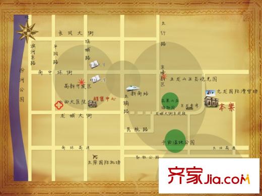 托斯卡納?溫泉藝墅交通圖