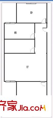 頤中銀街戶(hù)型圖2室戶(hù)型圖 2室1廳1衛(wèi)1廚